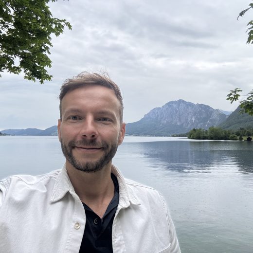 Social scientist Artur Steiner is professor of social entrepreneurship and community development at Glasgow Caledonian University, and a supervisor of the Datavysts' fellows. He's pictured here overlooking a beautiful lake.
